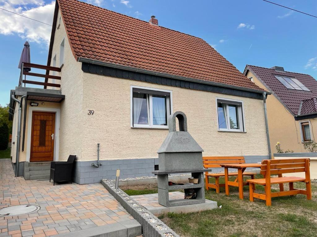 Ferienhaus-Saale-Unstrut Wethau Esterno foto